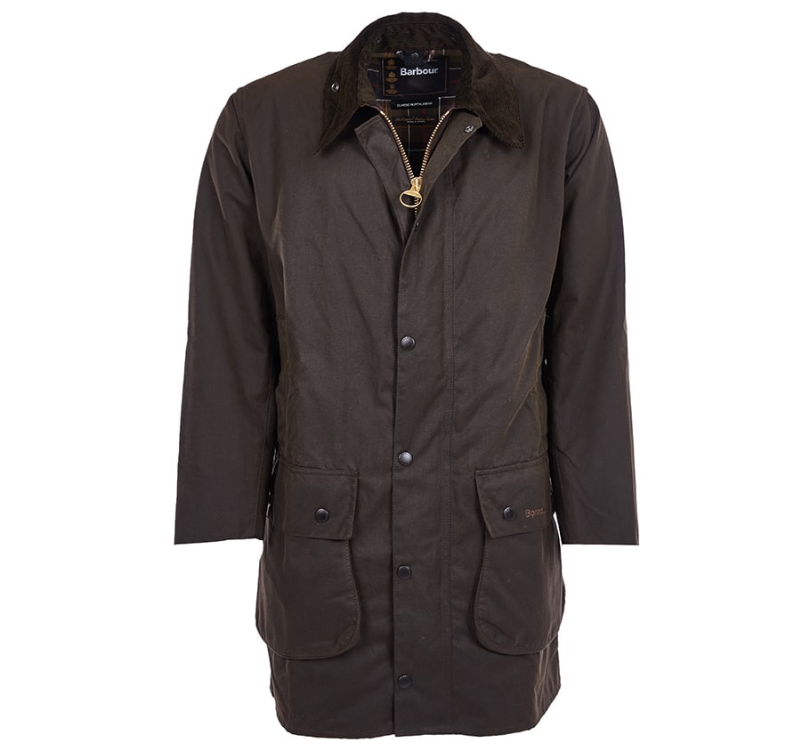 barbour classic northumbria waxed jacket