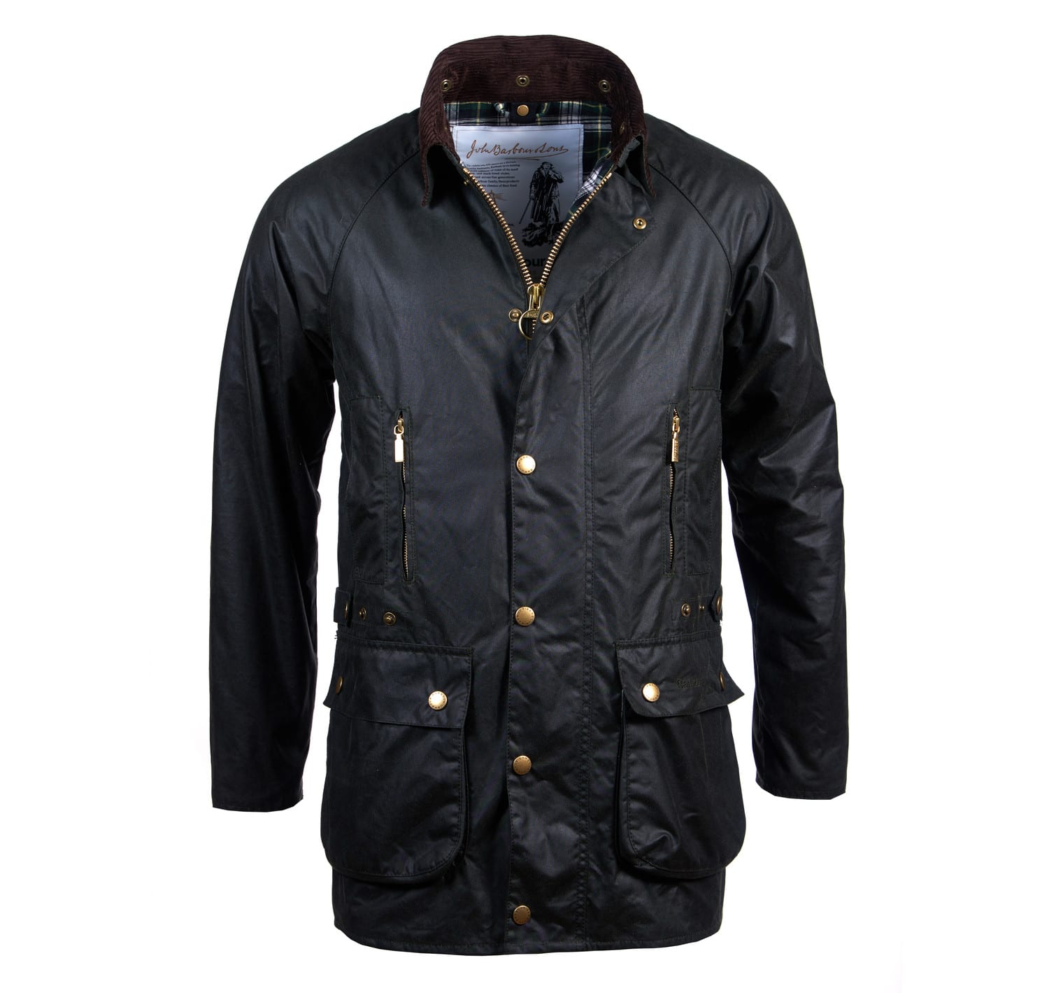 barbour jacket lining