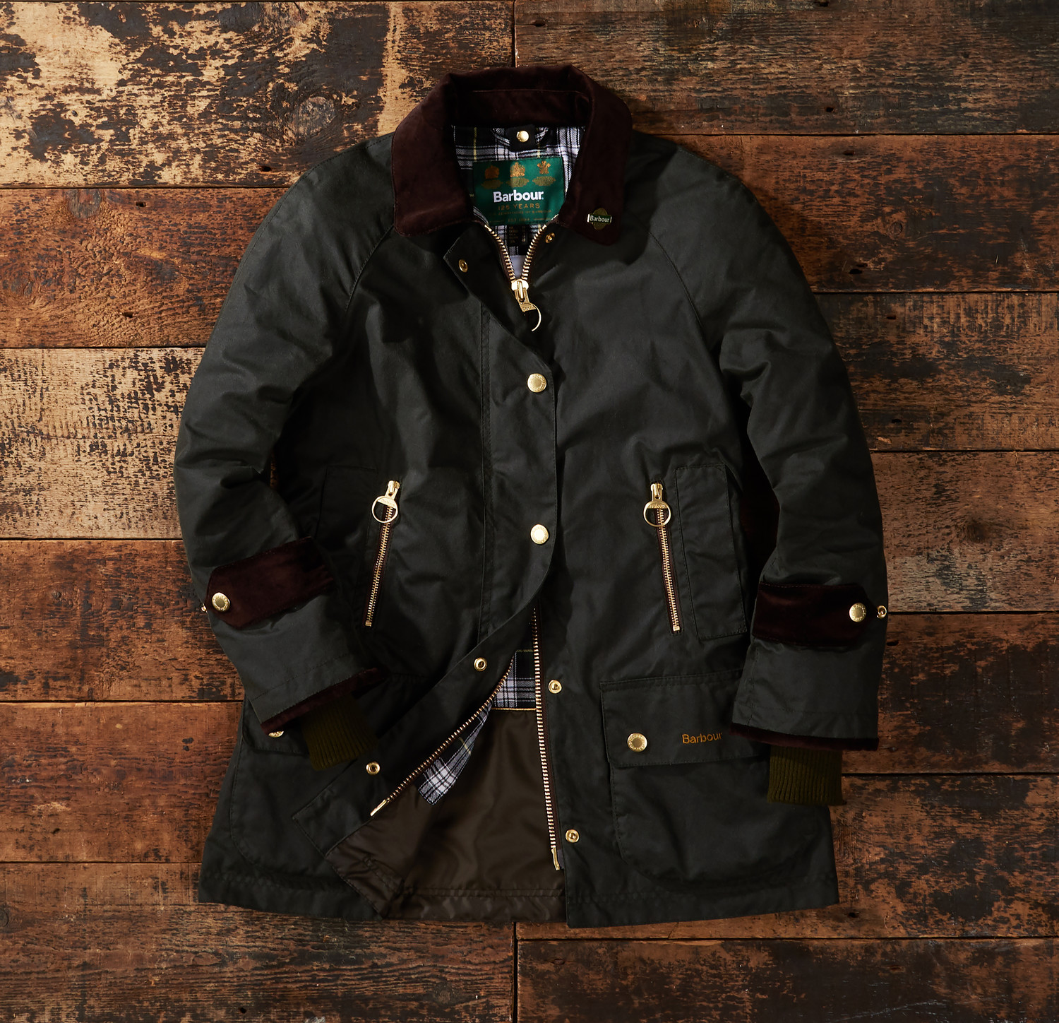 barbour icons beaufort waxed jacket
